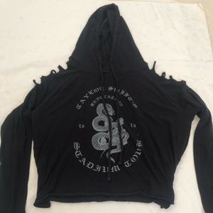 Reputation Open Shoulder Hoodie